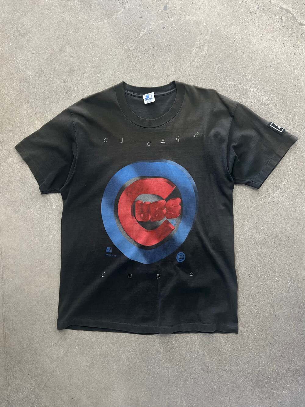 Vintage Faded Chicago Cubs MLB Starter T-Shirt - XL